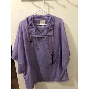 Fun windbreaker hoodie.